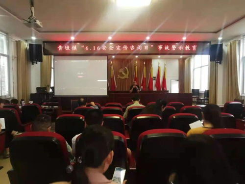 黄墩镇举办“6.16安全宣传咨询日”活动 专题讲座与“五进”服务筑牢安全防线